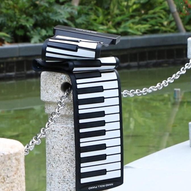 ,,,,,,,] 88 Keys Roll Up Piano Digital Piano Flexible Silicone Foldable
