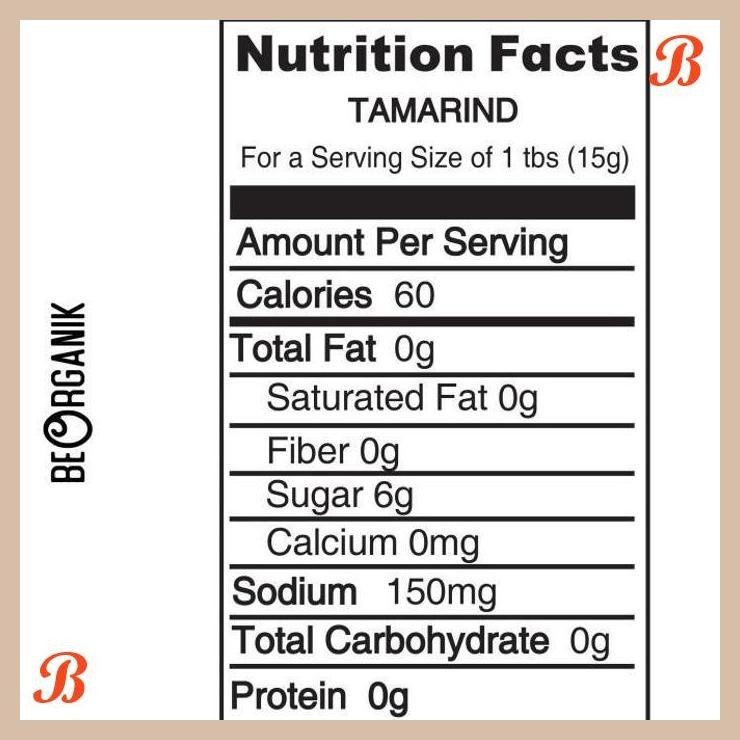 

| ORB | BEORGANIK TAMARIND POWDER 75GR / BUBUK ASAM JAWA