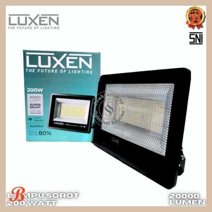 SHS | LUXEN LAMPU SOROT MURAH AURRA 200 WATT - PUTIH