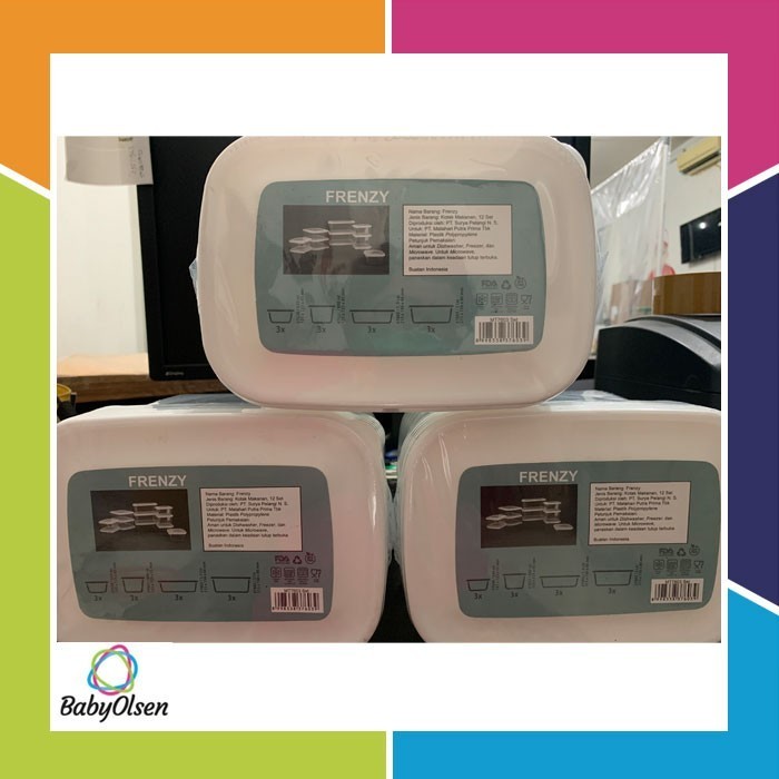 

Frenzy Food Container White Ready !!