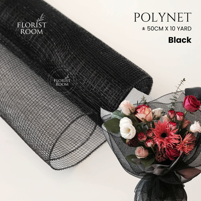 

Polynet -Polymesh -Jaring -Net Polos -Bungkus Bunga -Florist Room