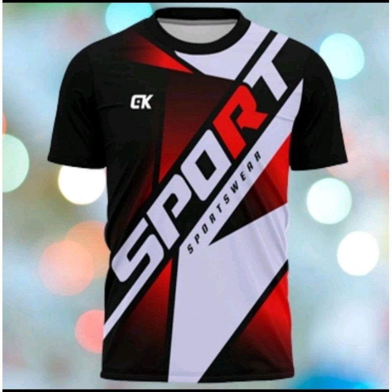 KAOS OLAHRAGA PRIA & WANITA JUMBO JERSEY VOLI PREMIUN KAOS BULUTANGKIS KAOS TRAINING PRINTING JERSEY