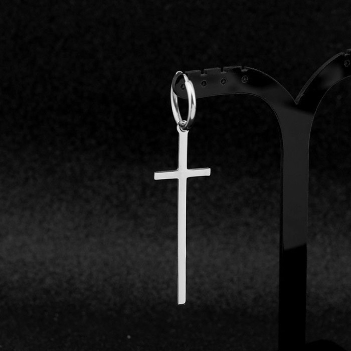 ANTING KPOP KOREA STAINLESS STEEL PRIA WANITA GAYA SALIB