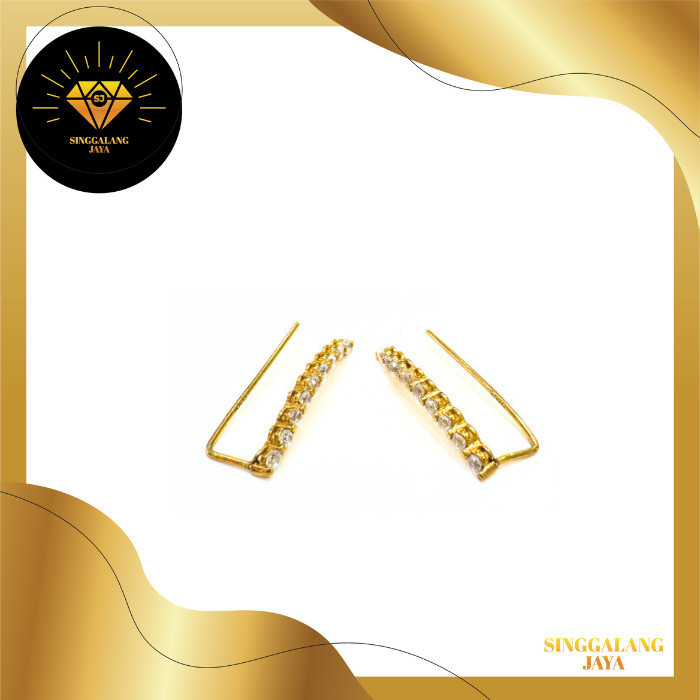 ANTING EMAS - ANTING WANITA MODEL JEPIT