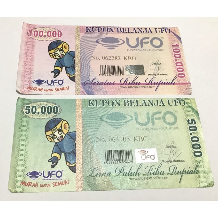 VOUCHER TOKO ELEKTRONIK UFO BUKAN HARTONO