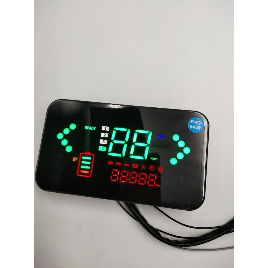 Display Speedometer motor listrik 60v, 72v one line YXT