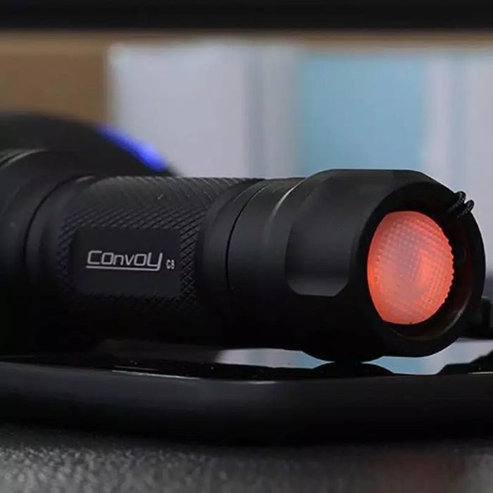 CONVOY TAIL METAL SWITCH M21A S11 S21B L21A SAKLAR BELAKANG SENTER LED