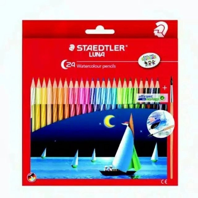 

Berkualitas Pensil Warna Staedtler Luna Water Color 24 Warna Sale!!!