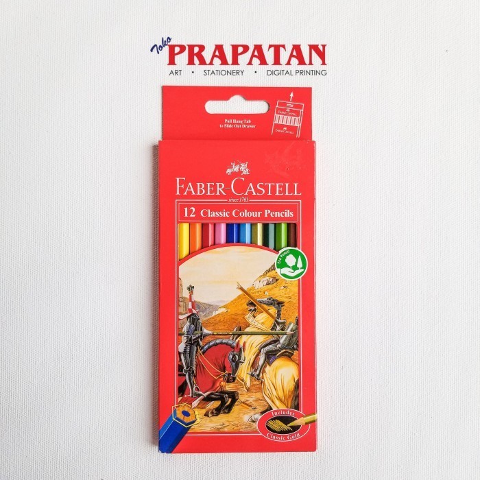 

Gilaa!!! Pensil Warna Faber Castell Classic 12 Warna Diskon