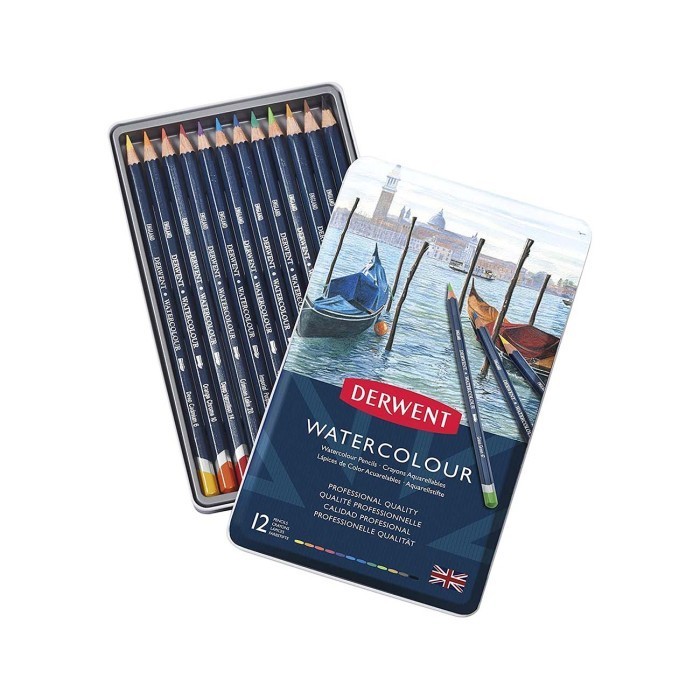 

Diskon Derwent Watercolour Pencil Set 12 Limited