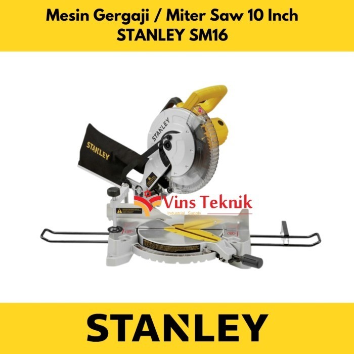 Mesin Miter Saw 10 Inch Stanley Coumpund Miter Saw Original Dan Terpercaya