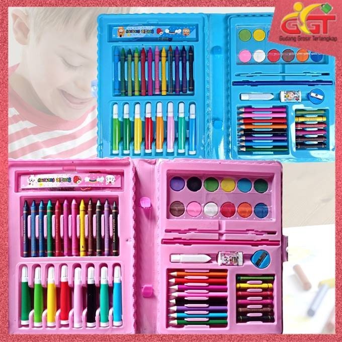 

Mudah Ggt Drawing Set 68Pcs Oil Pastel Crayon 68 In 1 Set Krayon Mewarnai Trendi