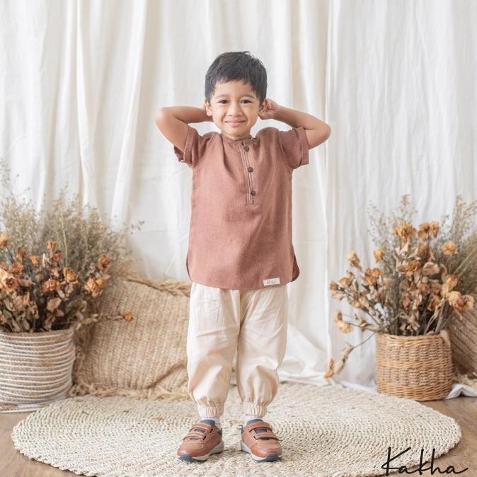 Terbaik Kakha - Koko Anak Kareem / Kemeja Koko Anak Laki Laki Terbaik