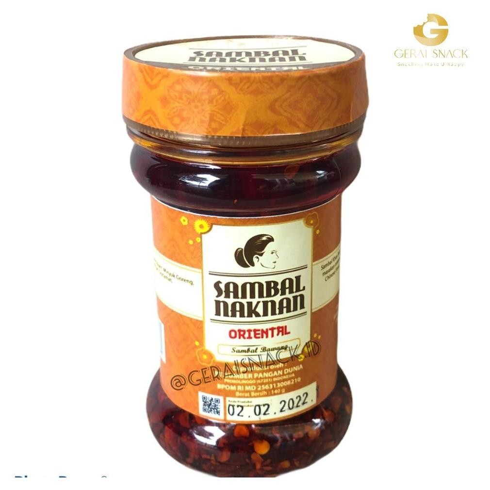 

SALE PRODUK Sambal Naknan Rasa Pedas Oriental Enak Tenan Khas Masakan Oriental 140gr TERLARIS