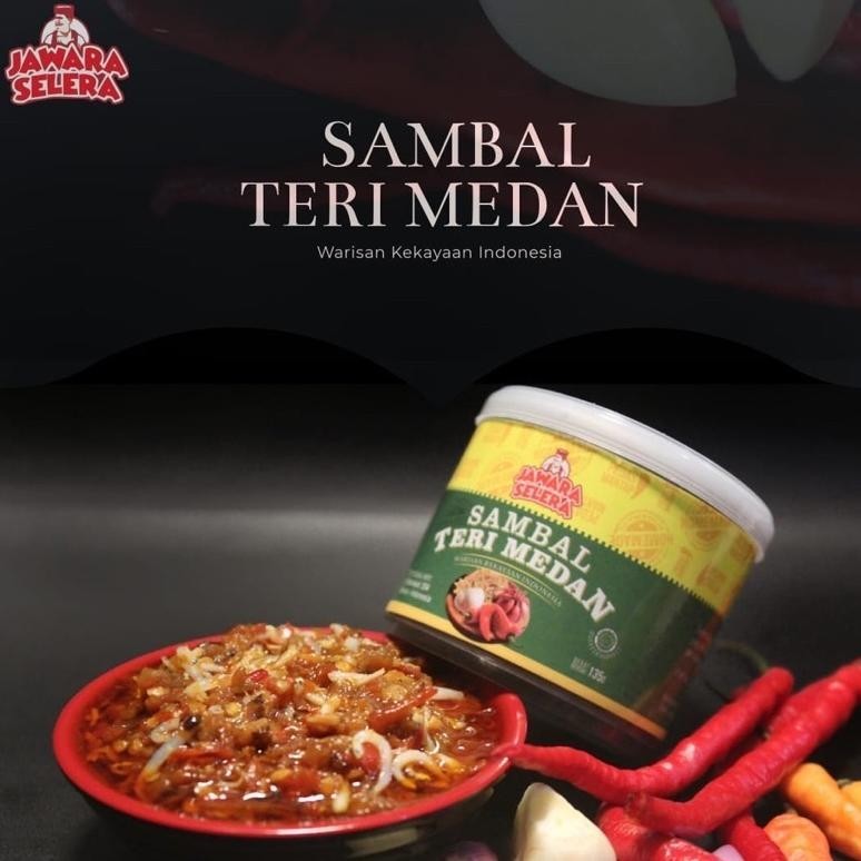

SALE PRODUK Sambal Jawara Selera - Sambal ikan roa/ cakalang/ cumi asin/ bawang/ terasi/ teri jengki/ teri medan TERLARIS
