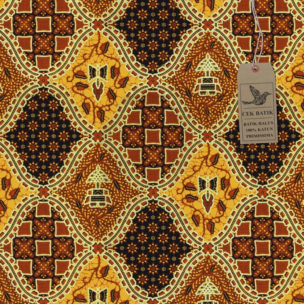 Kain Batik - Motif Sidomukti Prada Jawa Berlapis Emas/Gold