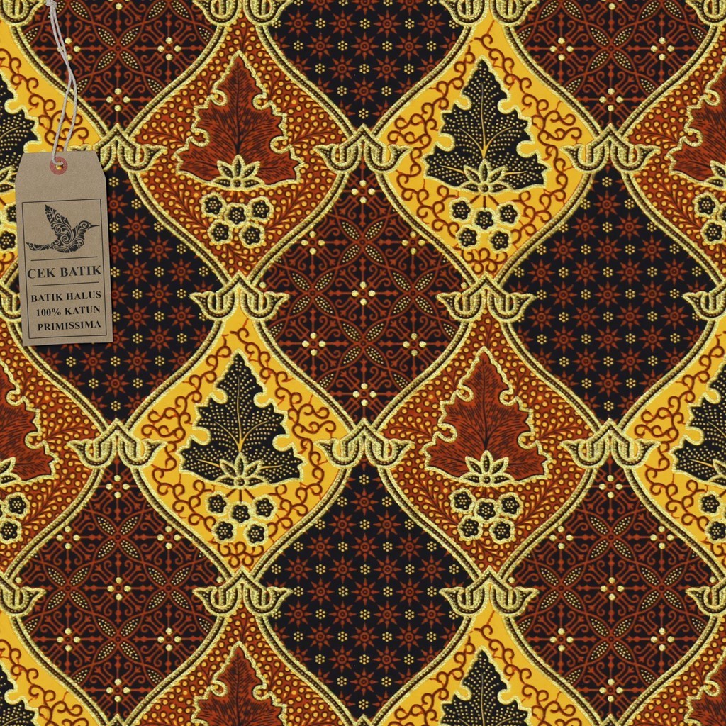 Kain Batik - Motif Sidomukti Prada Jawa Berlapis Emas/Gold