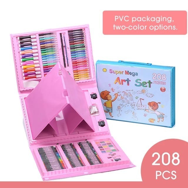 

Terbatas Crayon - New Super Mega Art Set 208 Pcs Crayon/Set Drawing Anak 208Pcs Sale!!!