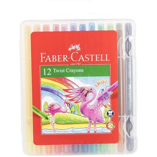 

Eklusif Faber Castell 520612 Twist Crayon 12 Warna Murah