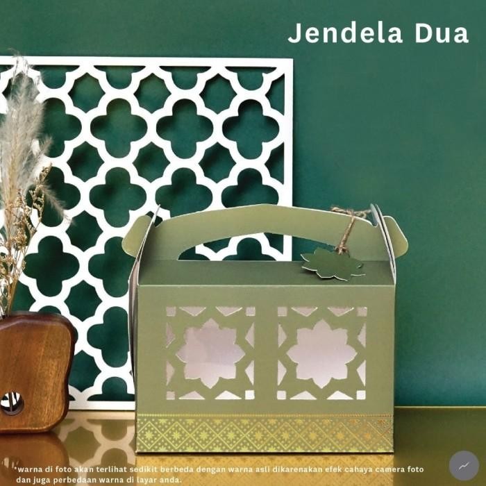 

Box Eid Idul Fitri Isi 2 Toples Jar 600Ml Packaging Kue Kering Lebaran 065