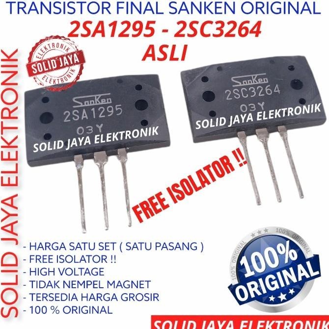 Transistor Final Sanken 2Sa1295 2Sc3264 Tr 2Sa 1295 2Sc 3264 Original