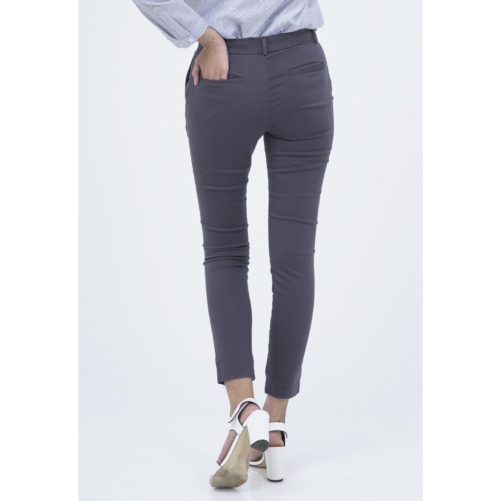 [THE BEST COLLECTIONS] Geela Official - Basic Long Pants Charcoal ( G.3157-95 )