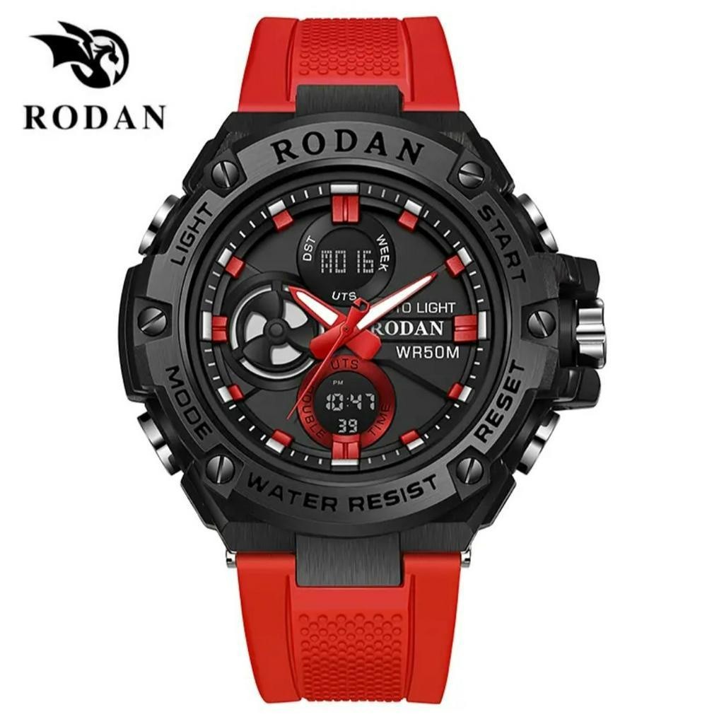 [FOR MEN] FAVORIT PRODUCT RODAN 8001 JAM TANGAN PRIA ORIGINAL JAM PRIA DUAL TIME JAM TANGAN PRIA