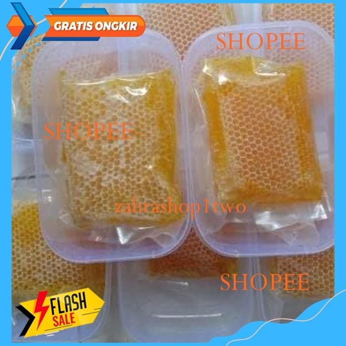 

MADU SARANG HONEY COMB 250 GRAM ASLI MELIFERA DUHA HONEY RAW HONEY PODUK BAHAN BERKUALITAS !!