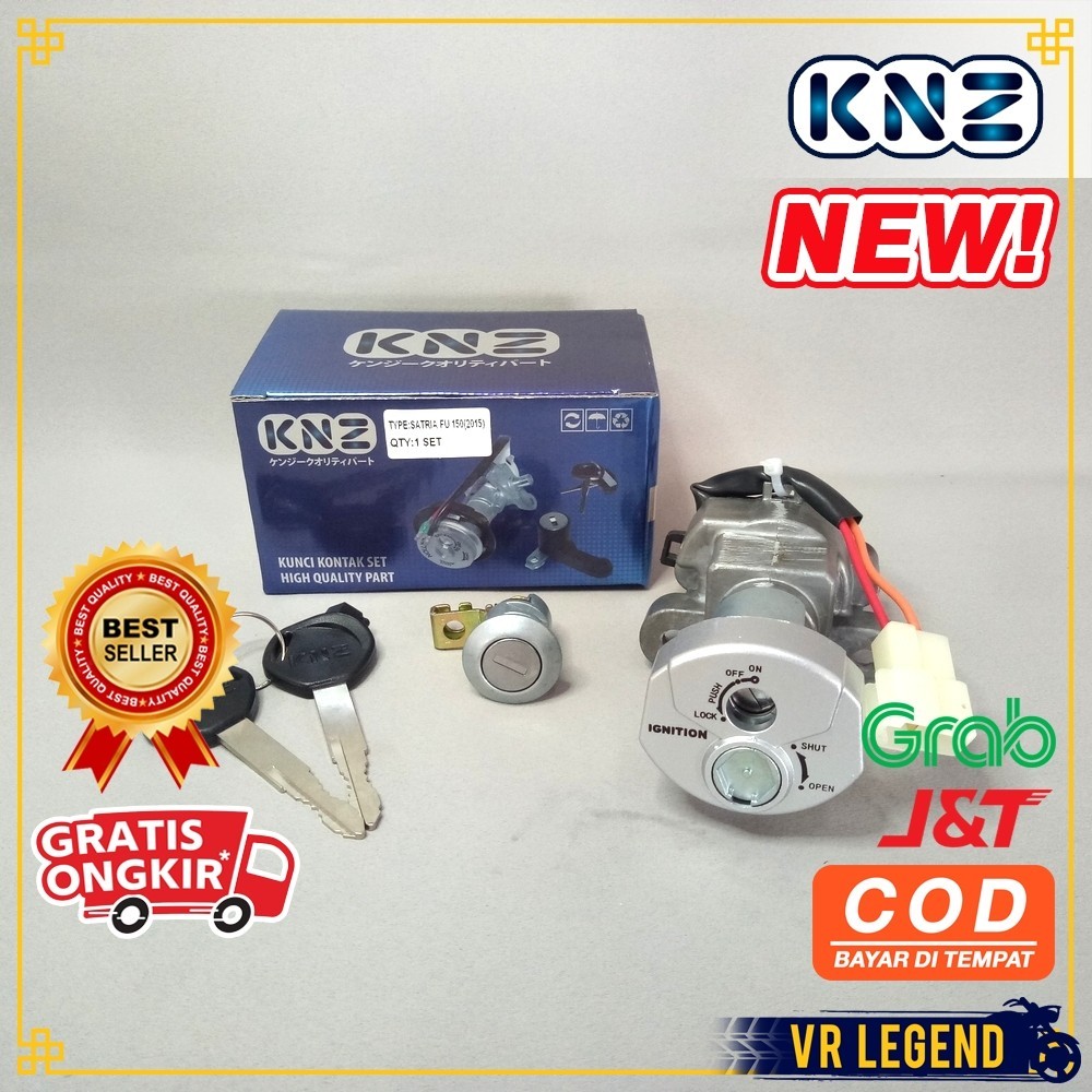 KEY SET KEYSET KUNCI KONTAK ASSY KOMPLIT KUNCI KONTAK SATRIA FU 150 2014 KNZ
