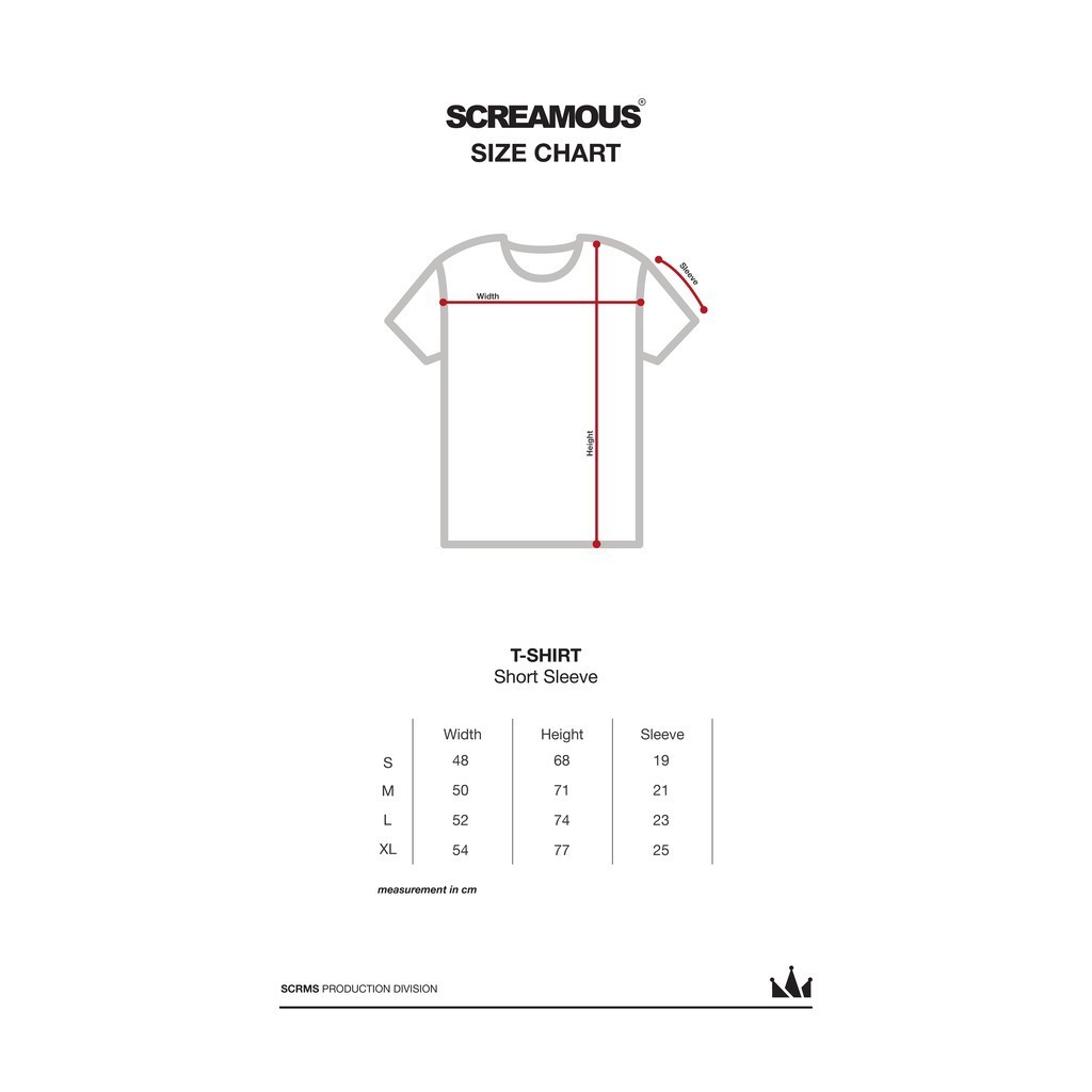 [HIGH QUALITY COLLECTIONS] Screamous Kaos T-Shirt CROWN LOGO SS BLACK