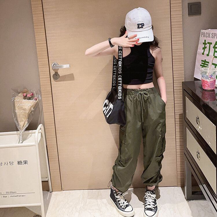 [THE NEWEST COLLECTIONS] [JEWELS KIDS] NARA ARMY SPORTY SET/SETELAN BAJU CROP TOP ANAK TANGGUNG