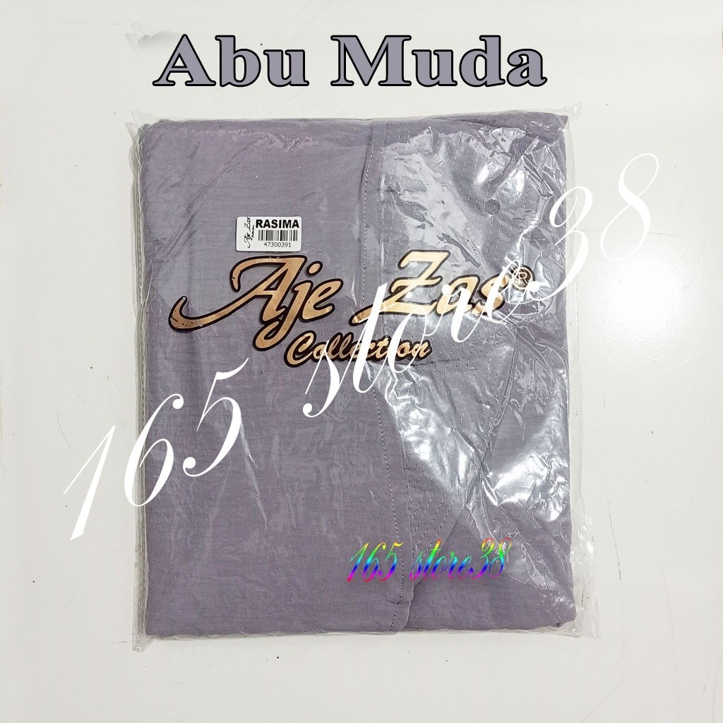 [SVT COLLECTIONS] Hijab/Jilbab/Khimar Rasima Plus Cadar by Aje Zas Bergo Crinkle Jumbo Syari Soft