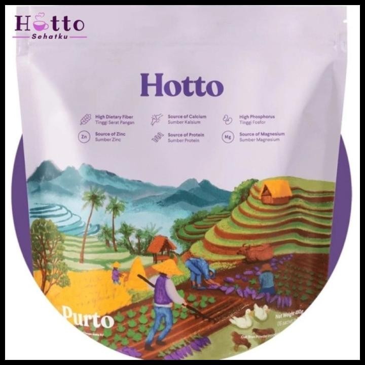 

TERMURAH HOTTO PURTO MULTIGRAIN DRINK SEREAL OAT SWEET PURPLE POTATO HIGH FIBER !!!