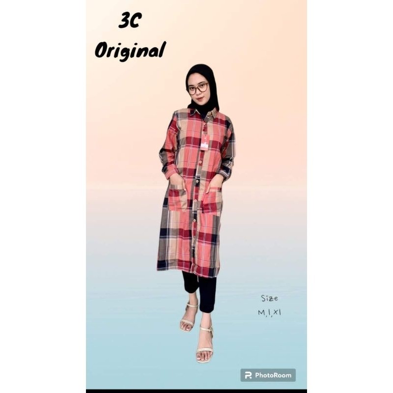 [THE NEWEST COLLECTIONS] Long Tunik 3C Original Termurah