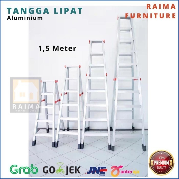 TANGGA LIPAT ALUMINIUM 1,5M/TANGGA MURAH/TANGGA LIPAT ALUMINIUM