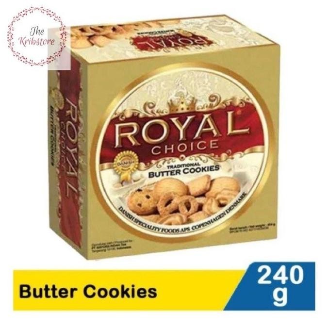 

ROYAL Choice Butter Cookies Biskuit Mentega Kaleng 240 gr