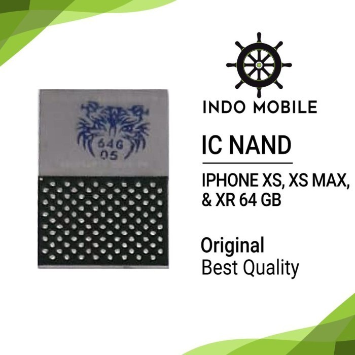Terlaris Ic Nand Flash Iphone Xs / Xs Max / Xr / 64 / 128 / 256 / 512 Gb Orig