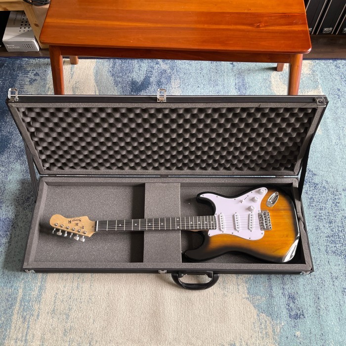 Paket Gitar Listrik Merek Stinger Nus Hardcase Gitar Kuat