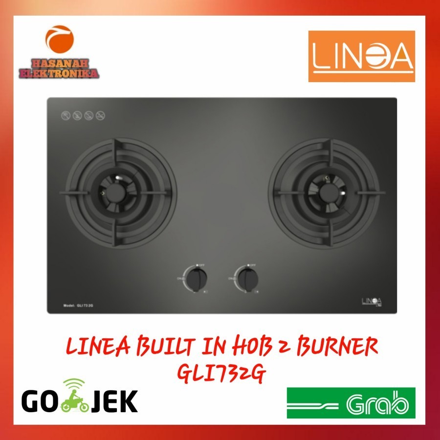 LINEA KOMPOR TANAM BUILT IN HOB 2 BURNER GLI732G