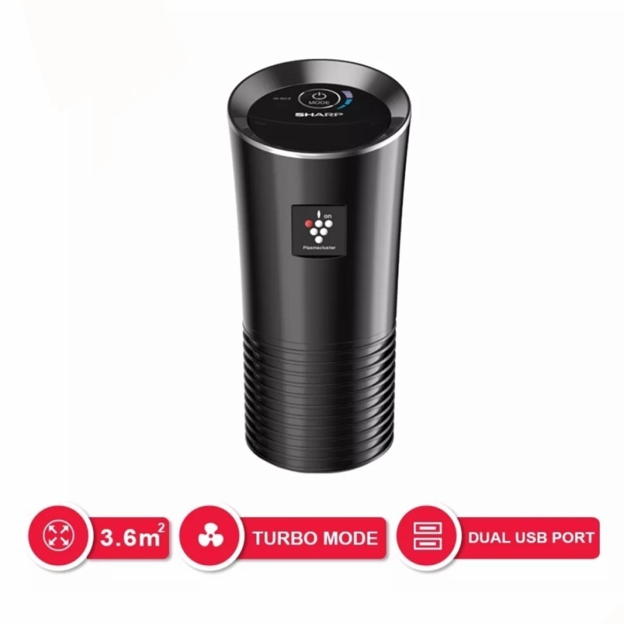 SHARP CAR AIRPURIFIER IG-GC2Y B/N/P PLASMACLUSTER - BLACK