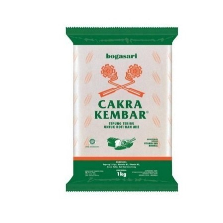 

Tepung Terigu Cakra Kembar Bogasasri 1Kg Protein Tinggi 063