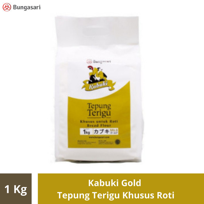 

Kabuki Gold Tepung Terigu Khusus Roti Tinggi Protein 1Kg 019