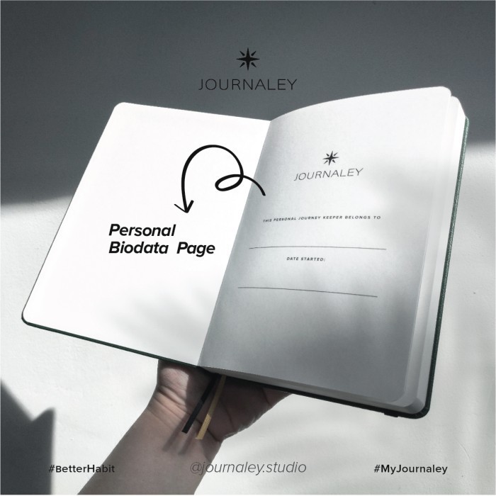 

BARANG TERLARIS Journaley Bullet Journal Notebook Planner A5 150 gsm Onyx Night