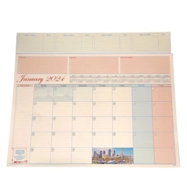 

BARANG TERLARIS Refill Agenda Meja Table Planner 2024