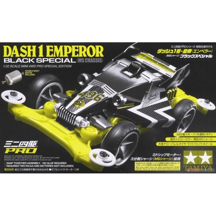 DISKON SPESIAL TAMIYA 95296 DASH NO.1 EMPEROR (MS CHASSIS) BLACK SP TERBARU