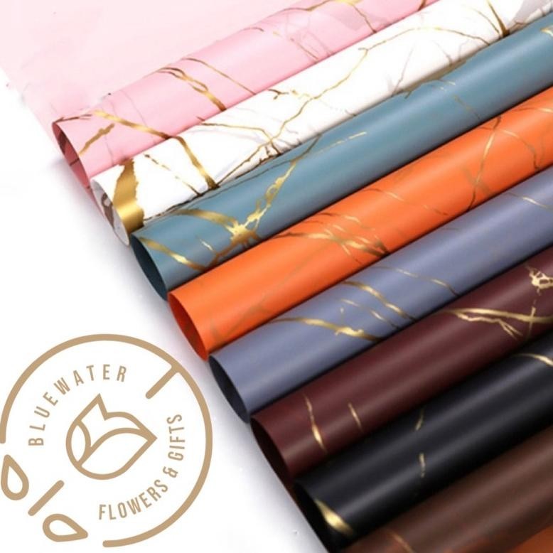 

Inspirasi fashion yang sesuai selera Anda." [20 Lembar] Marble Cellophane Kertas Buket Bunga Marbel Bouquet Flower Wrapping Buket Waterproof ||