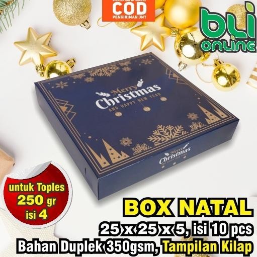 

Berkualitas tinggi, gaya yang tak ternilai." Box Natal 25 x 25 x 5 / Kotak Natal / Kardus Natal / Dus Christmas / Hampers Natal isi 10 pcs ||