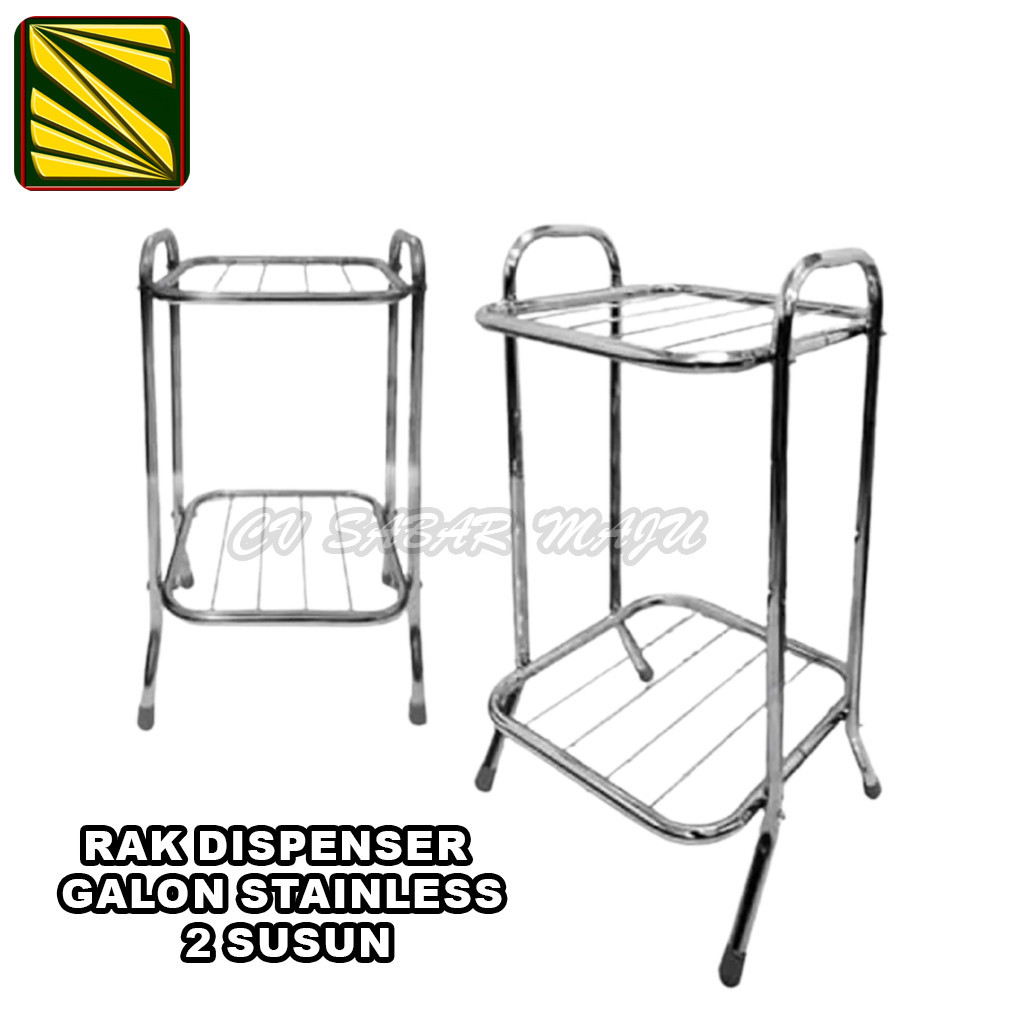 Rak Disser Galon Stainless 2 Susun Dan 3 Susun