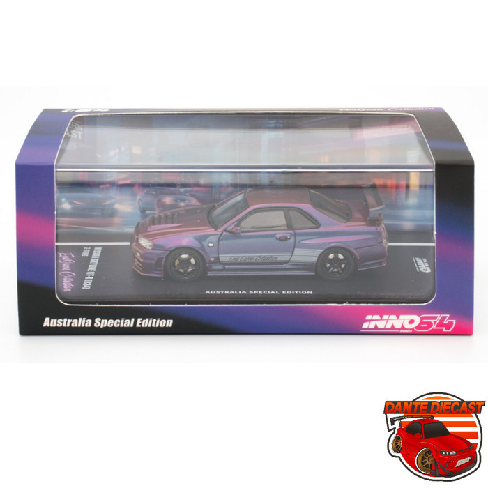 FLASH SALE INNO64 NISSAN SKYLINE GTR R34 Z-TUNE PURPLE ENDGAME TERMURAH