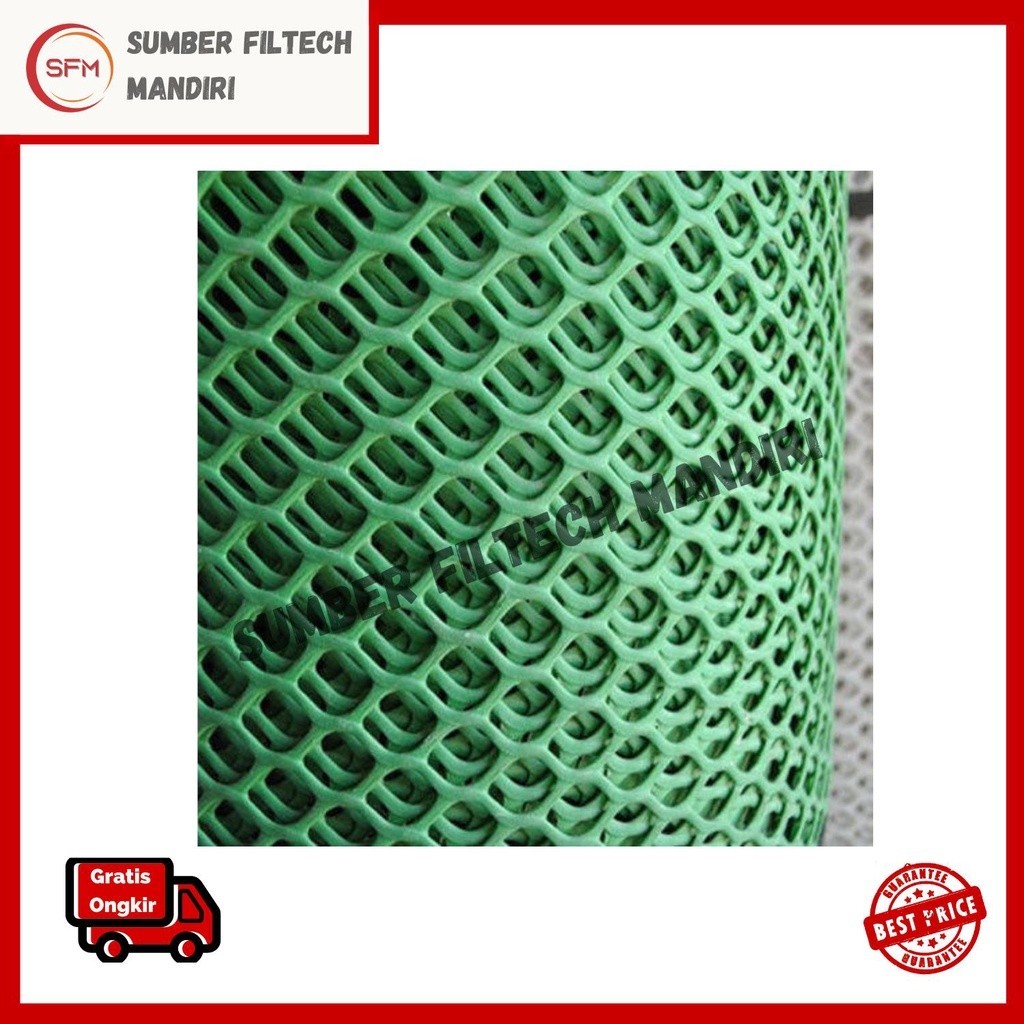 Kawat Mesh Grill Full Plastik (Hijau)